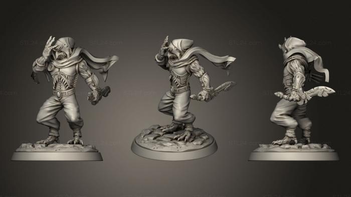 Figurines heroes, monsters and demons (Ukinam, STKM_3730) 3D models for cnc